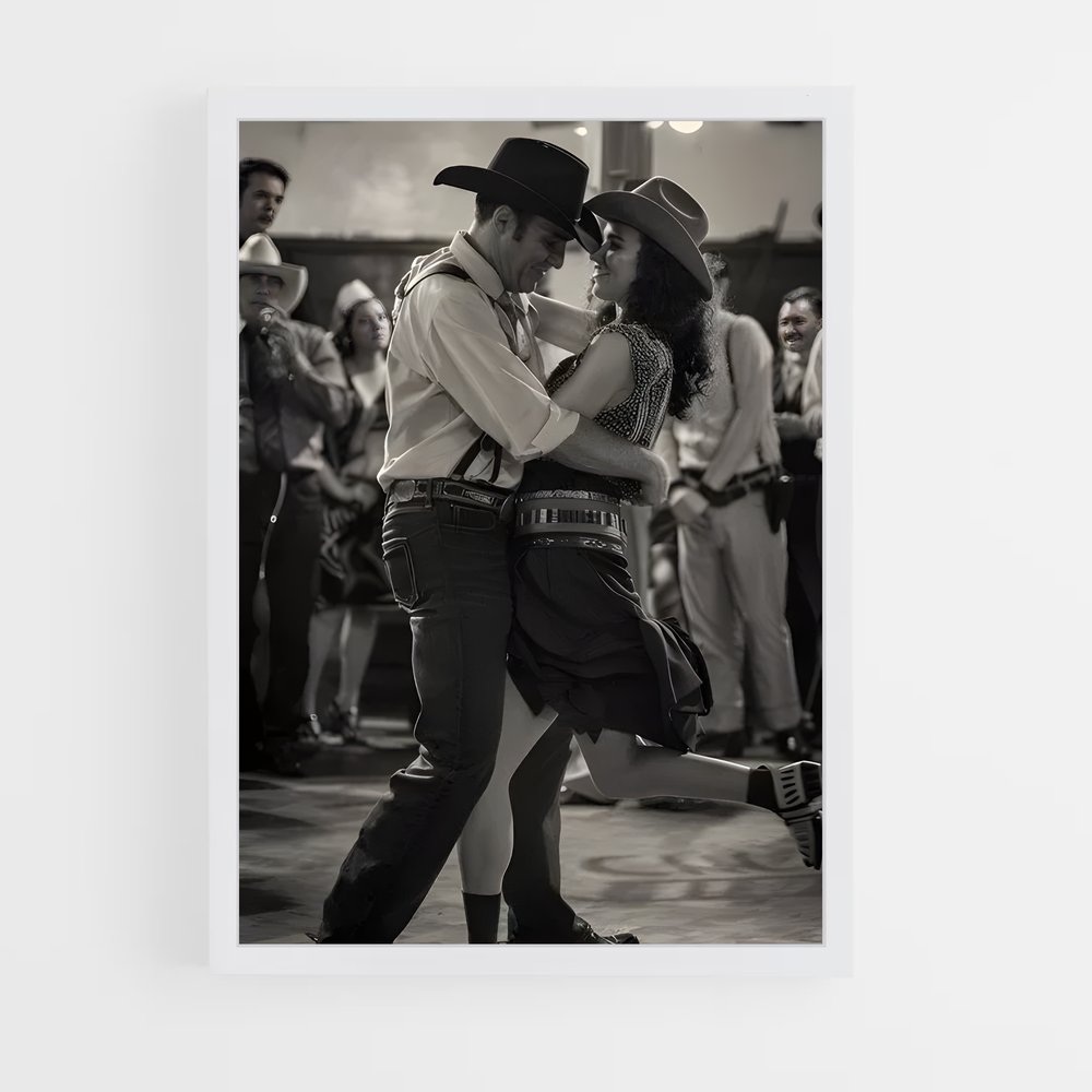 Poster Country de dance – affiche Danse (vue 3)